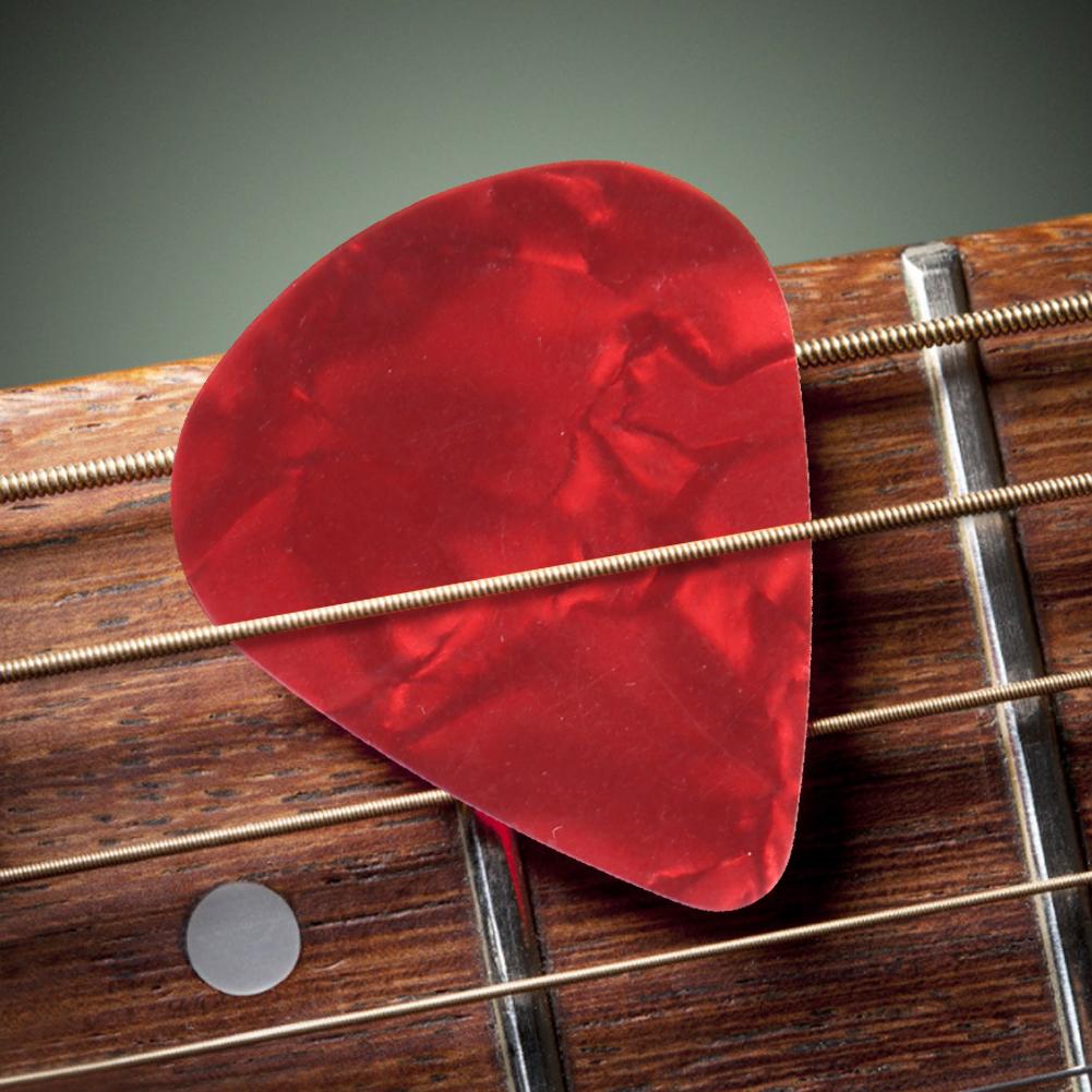 Guitar Picks Holder Clamp Clip Black Rubber 5Pcs Pickup Musical Instrument Accessories