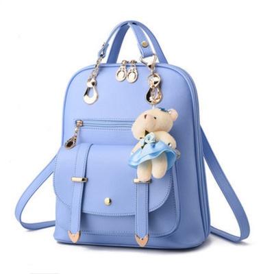 Nowa torba damska Modny damski plecak ze skóry PU Plecak studencki w stylu rekreacyjnym Akademia Styl dziewczęcy Torba typu crossbody Torba podróżna
