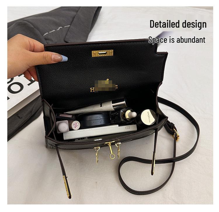 Women's Classic Kelly Style Crossbody Bag - Versatile Shoulder Handbag for Trendy Work & Commute