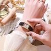 Fashion Elegant Design Rectangle Roma Dial Leather Quartz Watches Movement Business Dress Ladies Watch New Relogio Feminino