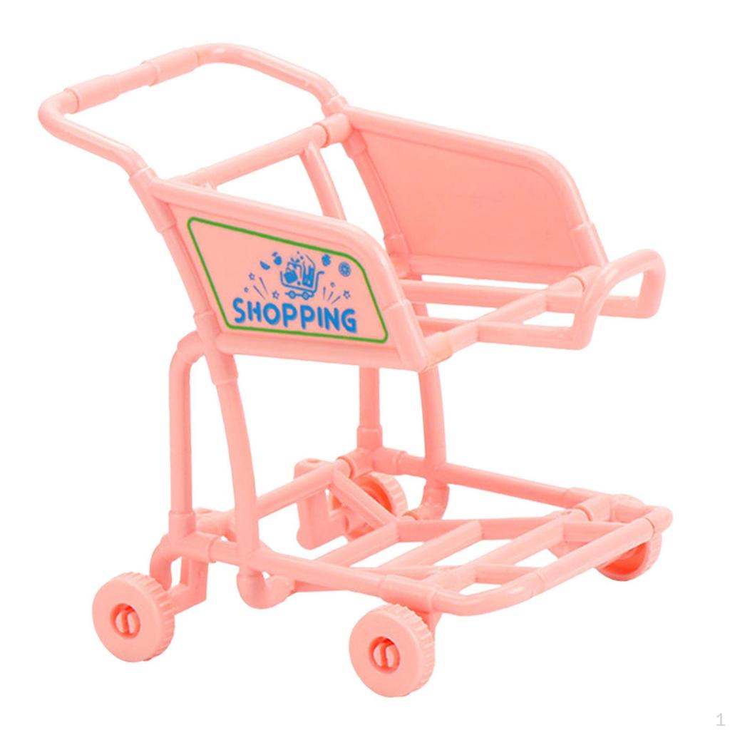 Cart Early Learing Multifunctional Pretend Play Supermarket Handcart Toy Trolley for Children Kids