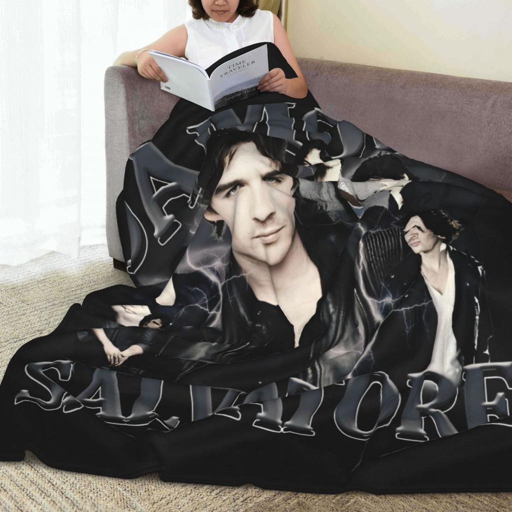 The Vampire Diaries Damon Salvatore Blanket
