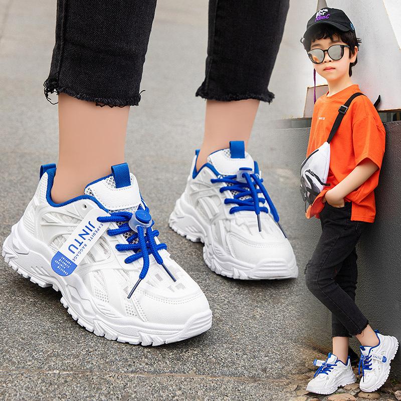 Girls shoes spring and autumn breathable new girls dad shoes medium older children little girls sports shoes children's mesh shoes
