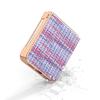 ABEEL For Samsung Galaxy Z Flip7 FE 5G/Z Flip6 5G Case Electroplating Edge Plaid Texture PU Leather+PC Phone Cover