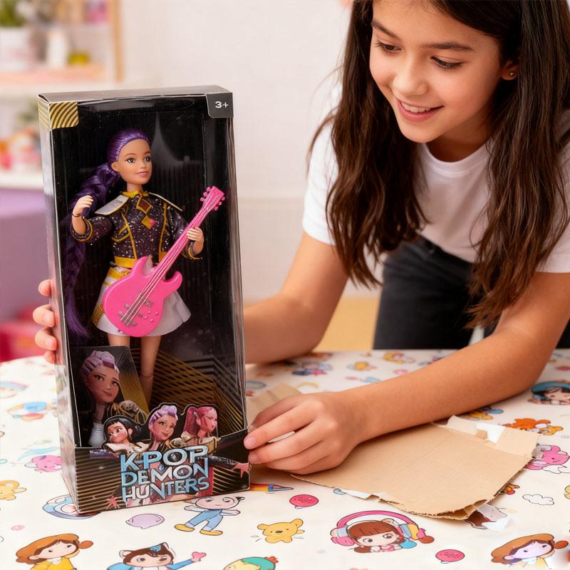 Kpop Demon Hunters Mira Rumi Zoey Anime Peripheral Toys Christmas Gift for Kpop Fans Anime Lovers Play