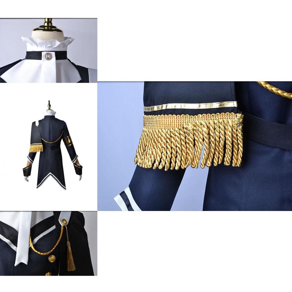Hatsune Miku Military Costume Suit Halloween Cosplay Party Dress