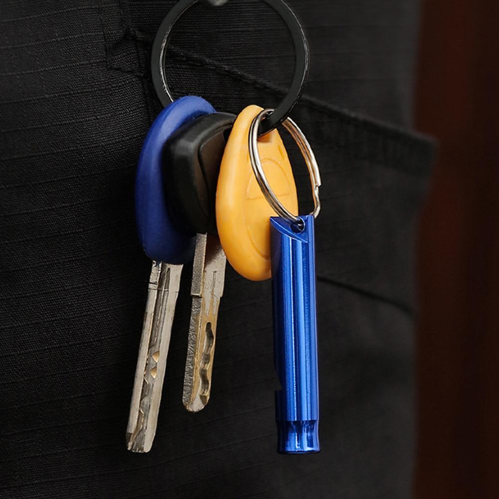 Fluier Metalic Supraviețuire în Aer Liber Fluier Multifuncțional Duraeble Alufer Fluier de Urgență pentru Sport pentru Camping Drumeții