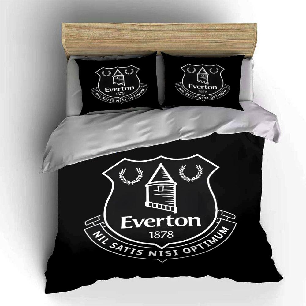 Stemma e testo dell'Everton. Set lenzuola Set copripiumino Copripiumini Federe(1*Copripiumino 2*Federe senza imbottitura piumone)