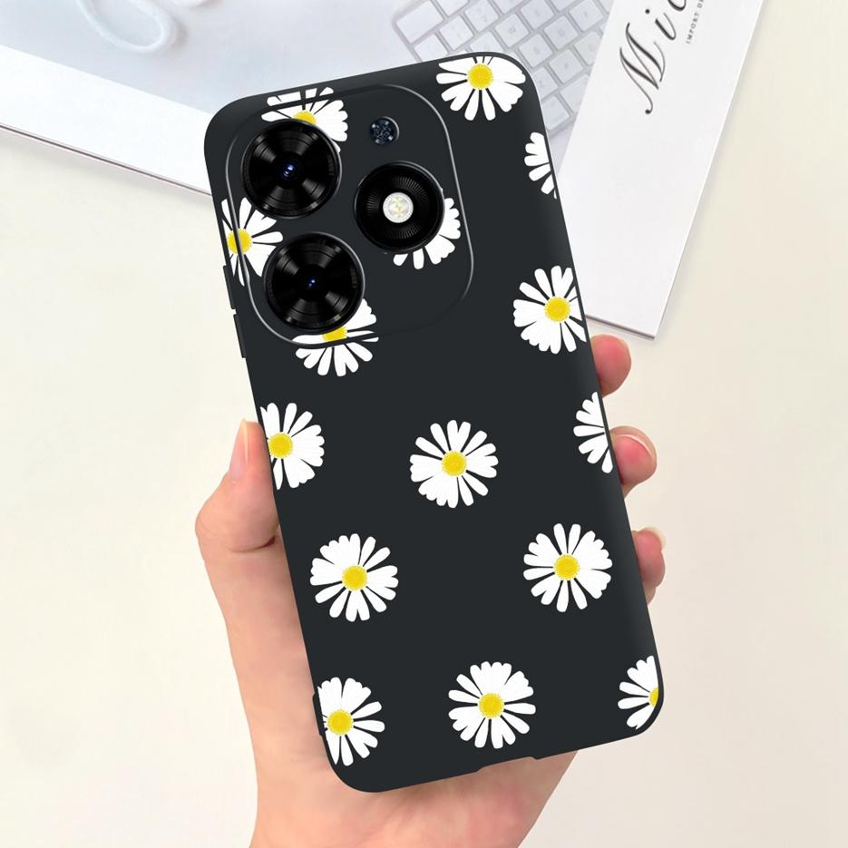For Tecno Spark Go 2024 Case BG6 New Fashion Candy Painted Cover Soft TPU Phone Case For Tecno Spark Go 2024 Fundas 6.6'' Bumper