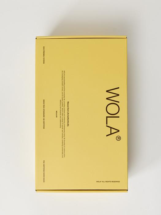 Подарочная коробка WOLA 4P Упаковка набора полотенец Butter Yellow