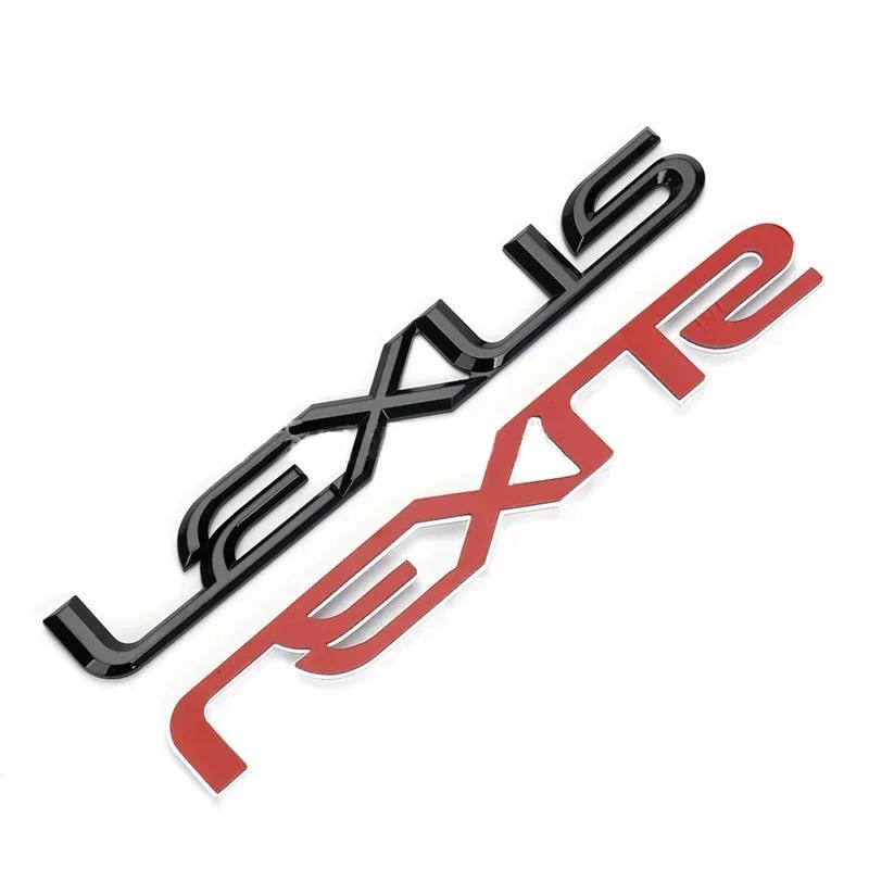 For Lexus LX470 LX570 Logo IS300 ES250 ES350 IS250 CT200H GS350 NX200T Car Rear Trunk Emblem Badge Sticker Auto Accessories ABS