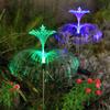 Color-Changing Solar-Powered Jellyfish Garden Lights for Outdoor Use