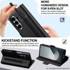 Slim Pu Leather Flip Phone Case for Samsung Galaxy Z Fold 7 Fold6 5 4 3 Pen Slot Magnetic Buckle Card Holder Wallet Stand Cover