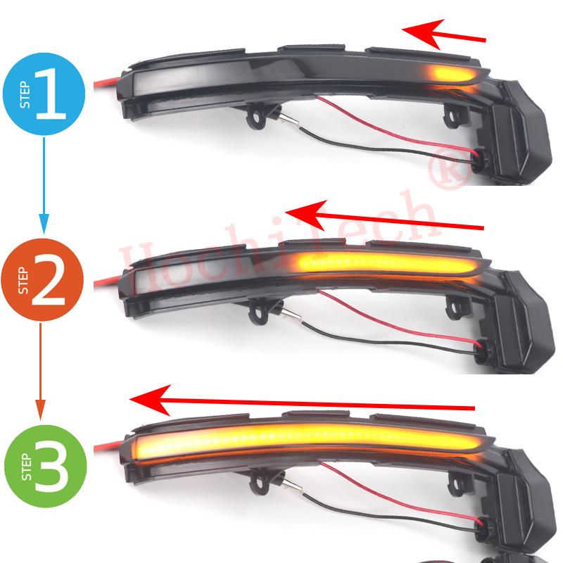 Side Mirror Cover Indicator LED Dynamic Turn Signal Light Blinker for Jaguar XE XF XJ F-type I-type XK XKR X250 X260
