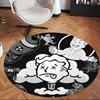 Fallout (1) Round Office Rug Decorative Floor Rug for Office Bedroom Living Room and Home Space