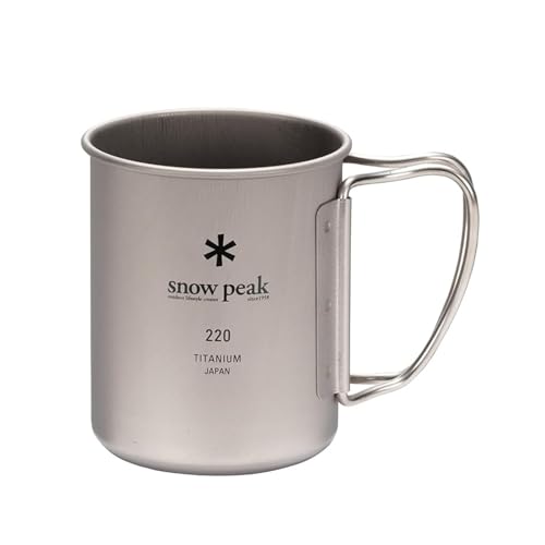Кружка Snow Peak Titanium Single Mug 220 [Емкость 220 мл]