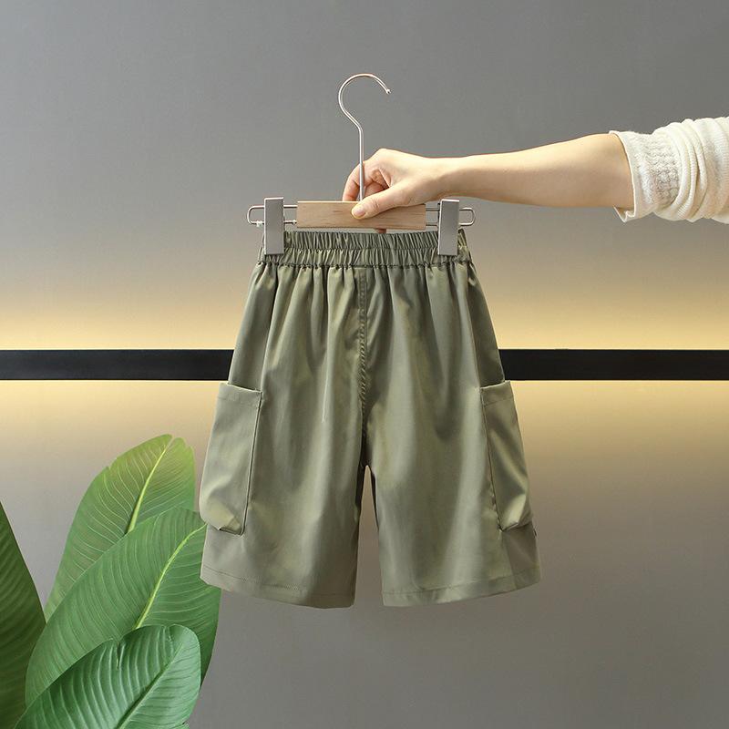 Boys' Shorts 2025 Summer Children's Thin Capri Pants