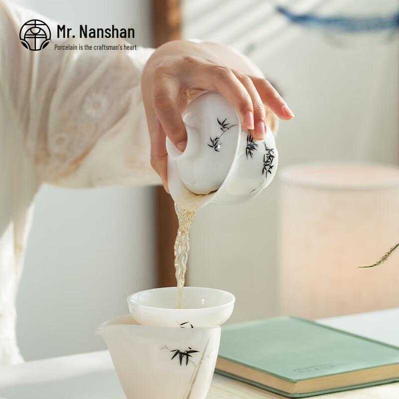 Nanshan Mr. Chinese Ceramic Kung Fu Tea Gaiwan