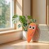 2026 Hot!! Squeaky Carrots Dog Toy Plush Realistics Carrots Design Attracts Pets Crate Training Comfort Companion