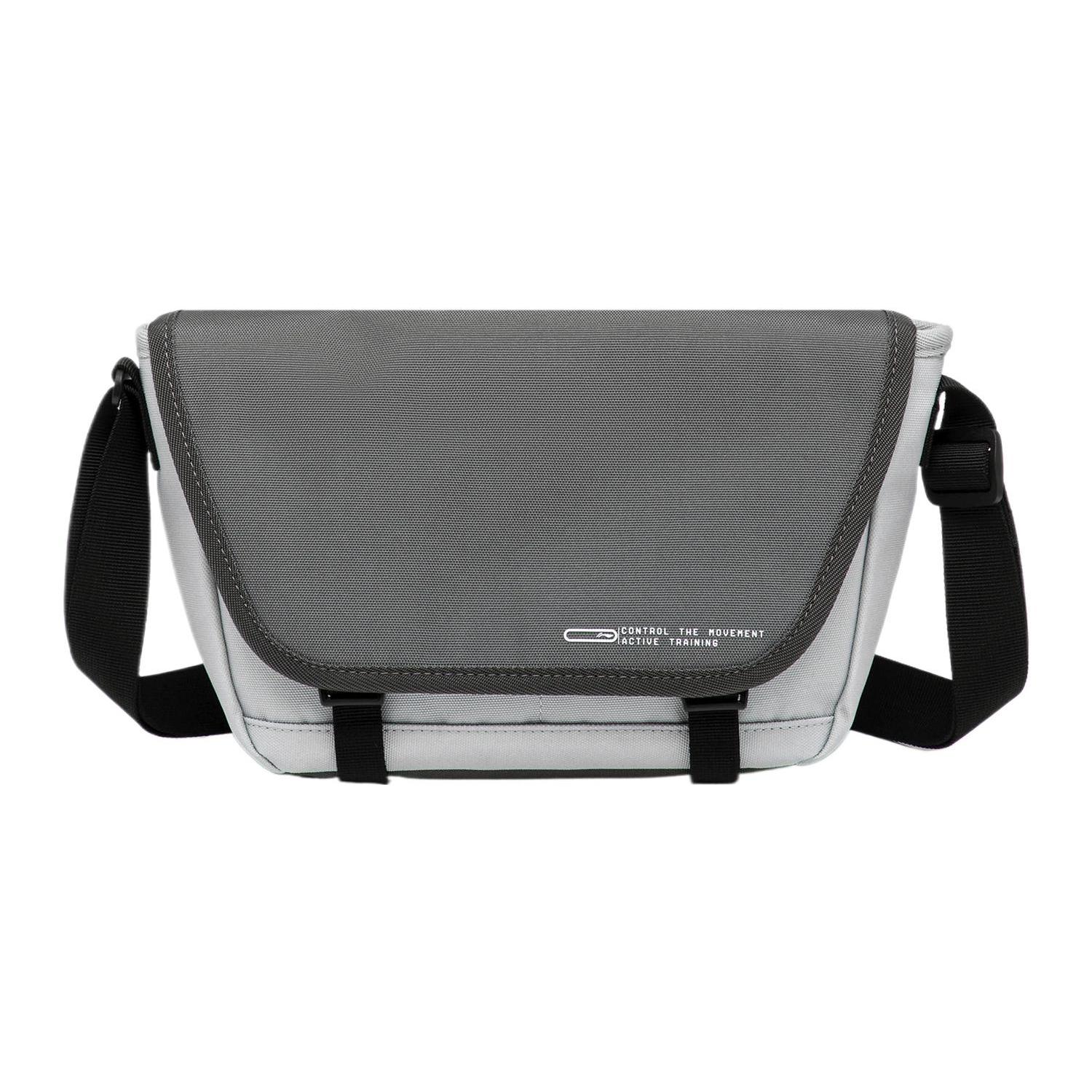 

New LiNing Sports Life Collection Polyester Shoulder Bag, Crossbody Bag Unisex Microcrystalline Gray & Asphalt Gray & Black ABDU119-2 32.0*9.9*20.1CM