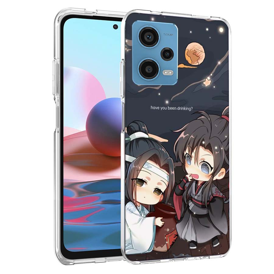 

Чехол для телефона Tian Guan Ci Fu для Redmi Note 13 12 14 15 Pro Plus 13R 11 11T 11E 11S 10 Pro 10S 9 9S Защитный чехол из прозрачного ТПУ Capa Case Redmi Note 15 Pro 5G