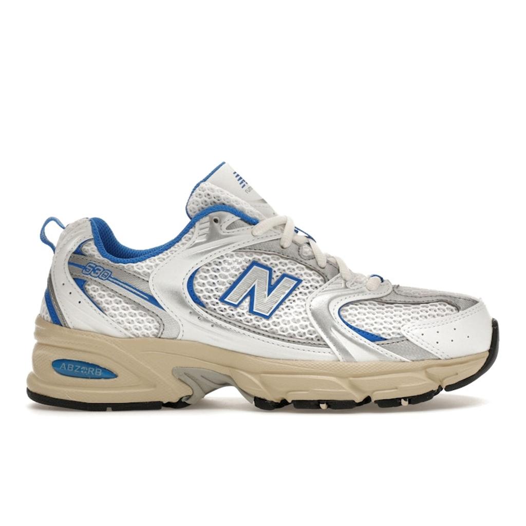 New Balance 530 White Blue Oasis Unisex Sneakers MR530EA
