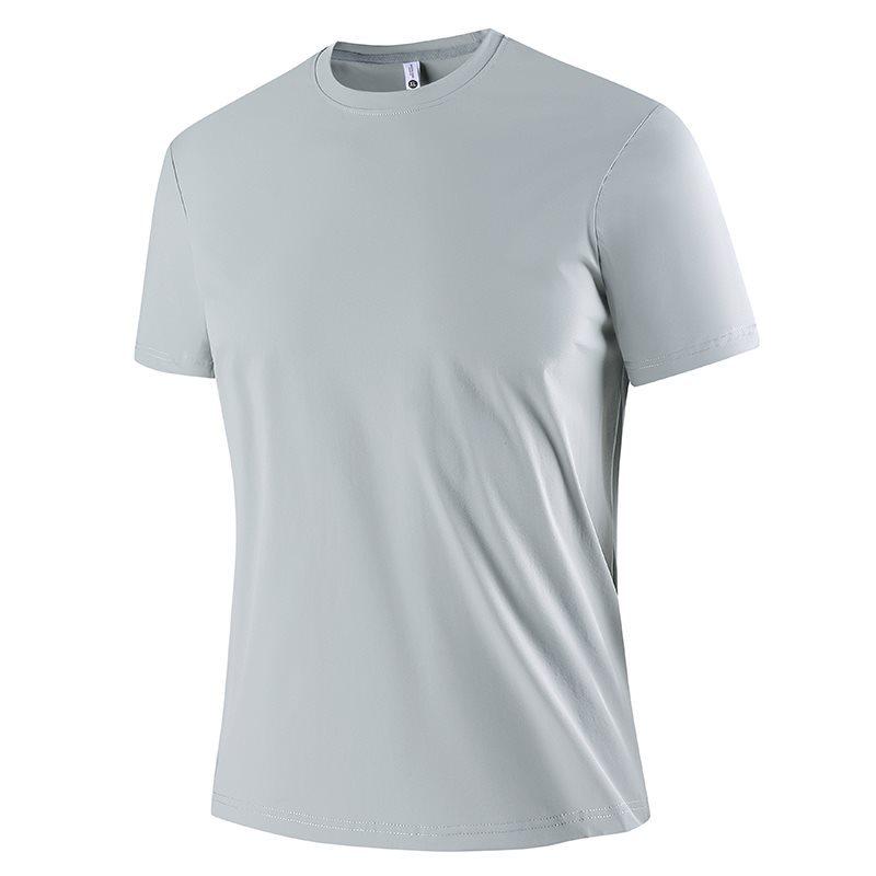 Plus Size Ice Silk T-shirt for Men - High Quality, Cool & Casual Summer Top [Sizes L To 10XL]