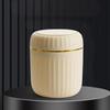Mini cestino da tavolo con coperchio, contenitore per rifiuti, organizer per camera da letto, ufficio, scrivania, contenitore in plastica resistente, articoli per la casa