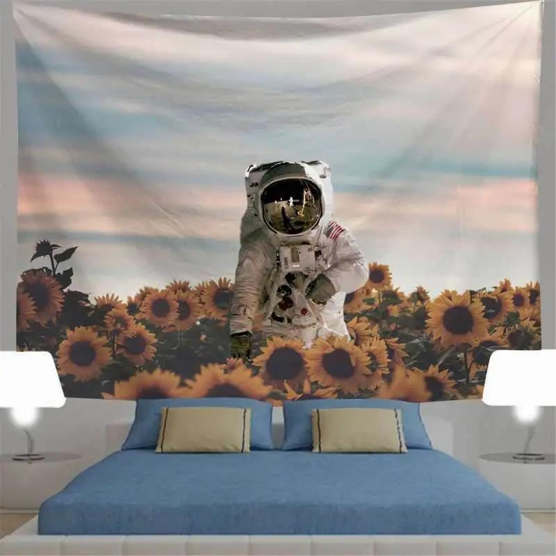 VIKAMA Interstellar Walk Tapestry Dreamy CosmicStyle Decorative Backdrop For Bedroom Headboards Room Decoration