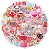 50-300 Valentine's Day Stickers Diy Valentine's Gift Greeting Card Decorative Waterproof Stickers