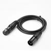 Pure Copper XLR Balanced Microphone Audio Cable for Sound Engineering and Stage Lighting