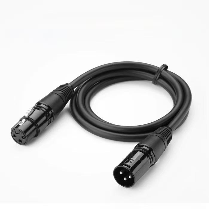 Pure Copper XLR Balanced Microphone Audio Cable for Sound Engineering and Stage Lighting