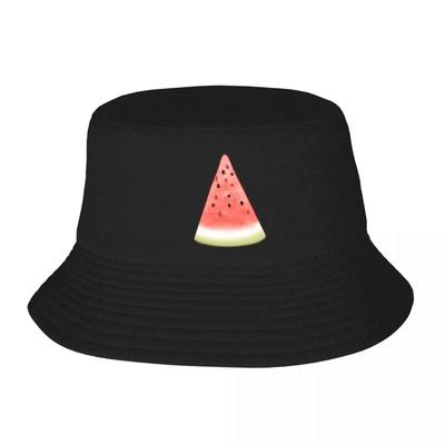 Watermelon Slice Bucket Hat Panama For Kids Bob Hats Reversible FisherUnisex Hats Summer Beach Fishing Unisex Caps
