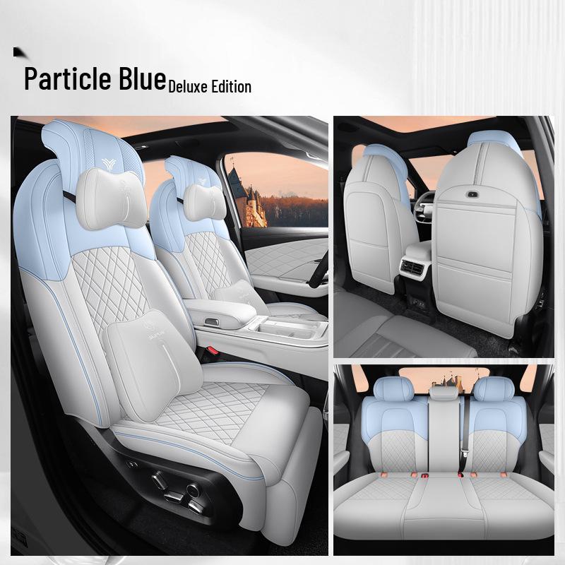 Nezha L Car Seat Cushion - New Model, Full Leather, Universal for All Seasons