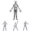 Disfraz Morphsuit de The Rake de Alta Calidad Y Aterrador para Niños y Adultos