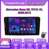 Android Car-Play Car Radio For Mercedes Benz ML W164 GL 2005-2012 Multimedia Player Head Unit Stereo GPS Navigation BT WIFI,2+64GB