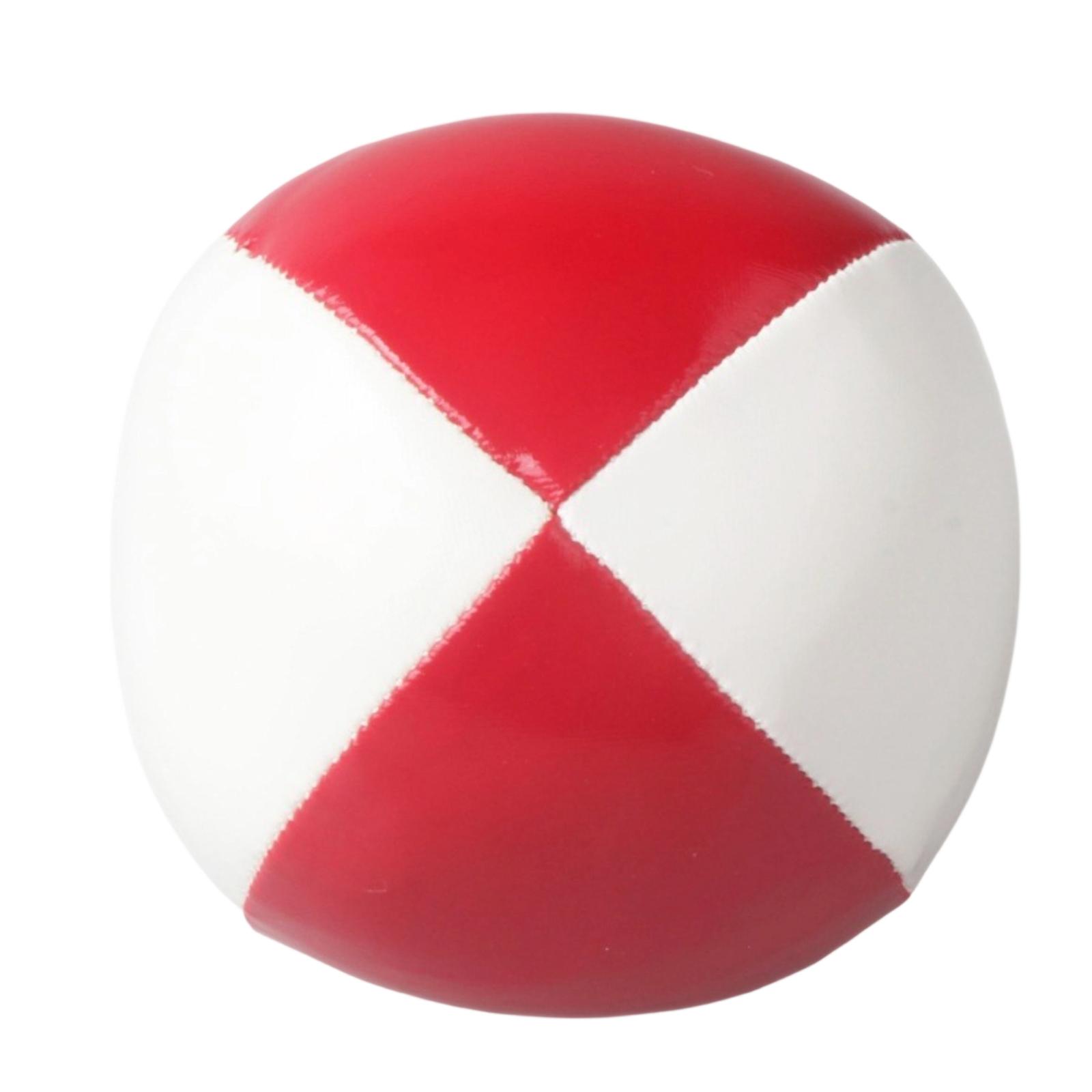 PU Leather Juggling Ball Set Durable Soft Grip Circus Balls for Juggling Practice and Performance Training Equipment One Size