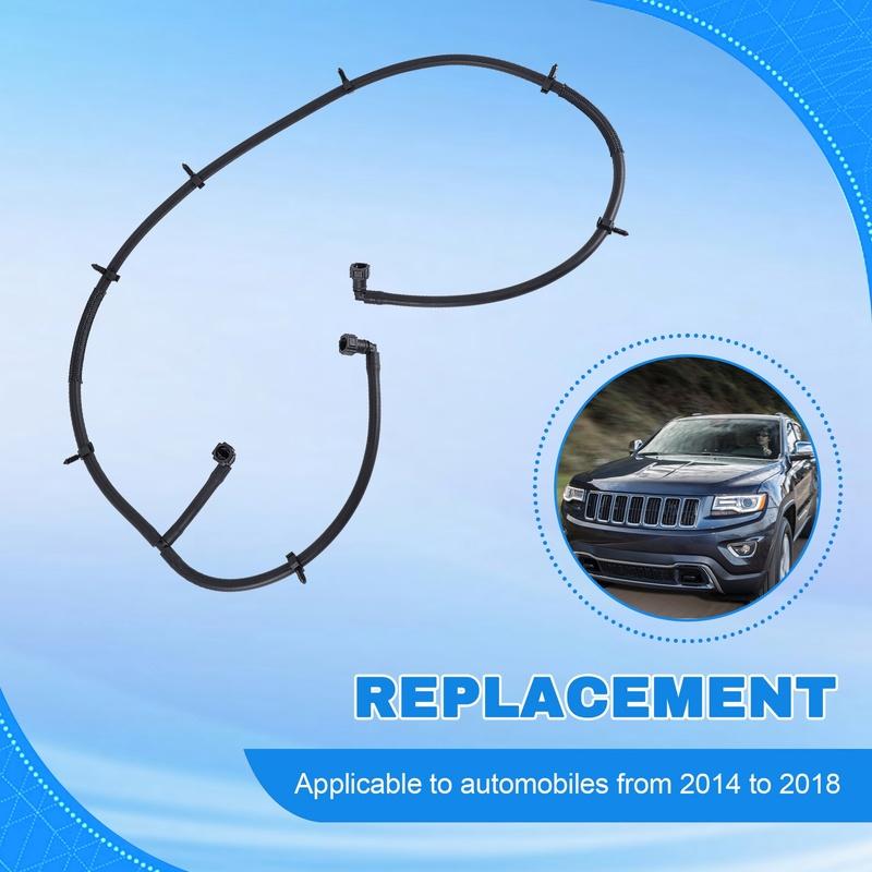 L10A Headlight Head Lamp Washer Hose Pipe Line 68188661AB For Jeep Grand Cherokee 2014-2018