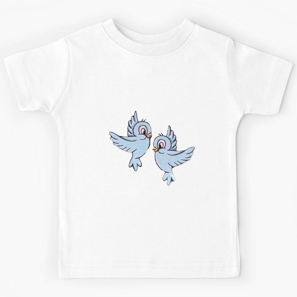 blue birds coquette Kids T-Shirt 100