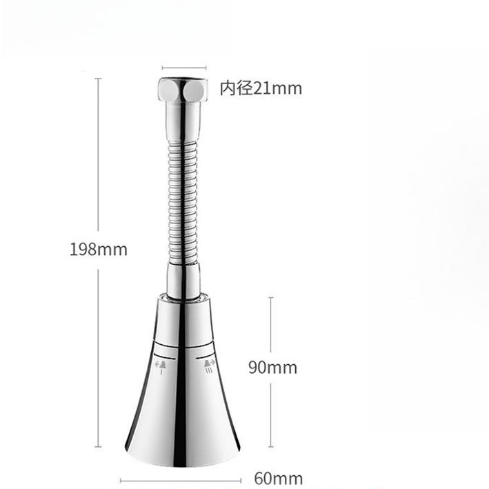 Flexible Kitchen Faucet Sink Mixer Tap Sprayer Head Filtered Water Tap Faucet Nozzle 360 Degree Rotating Filter Extension