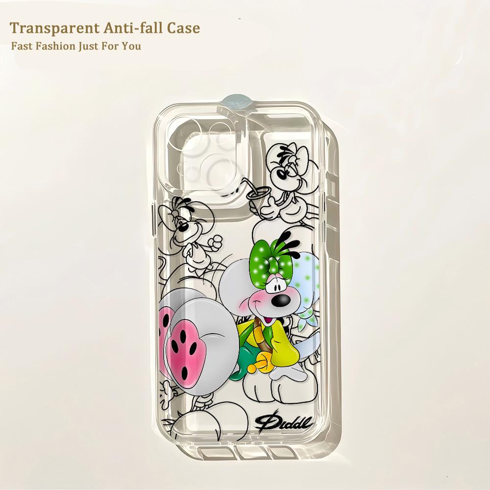 Coque de téléphone Cartoon Diddls Souris Pour Samsung Galaxy S26 S25 S24 S23 S22 S21 S20 FE Note20 Note10 Edge Plus Ultra Lite 5G Housse