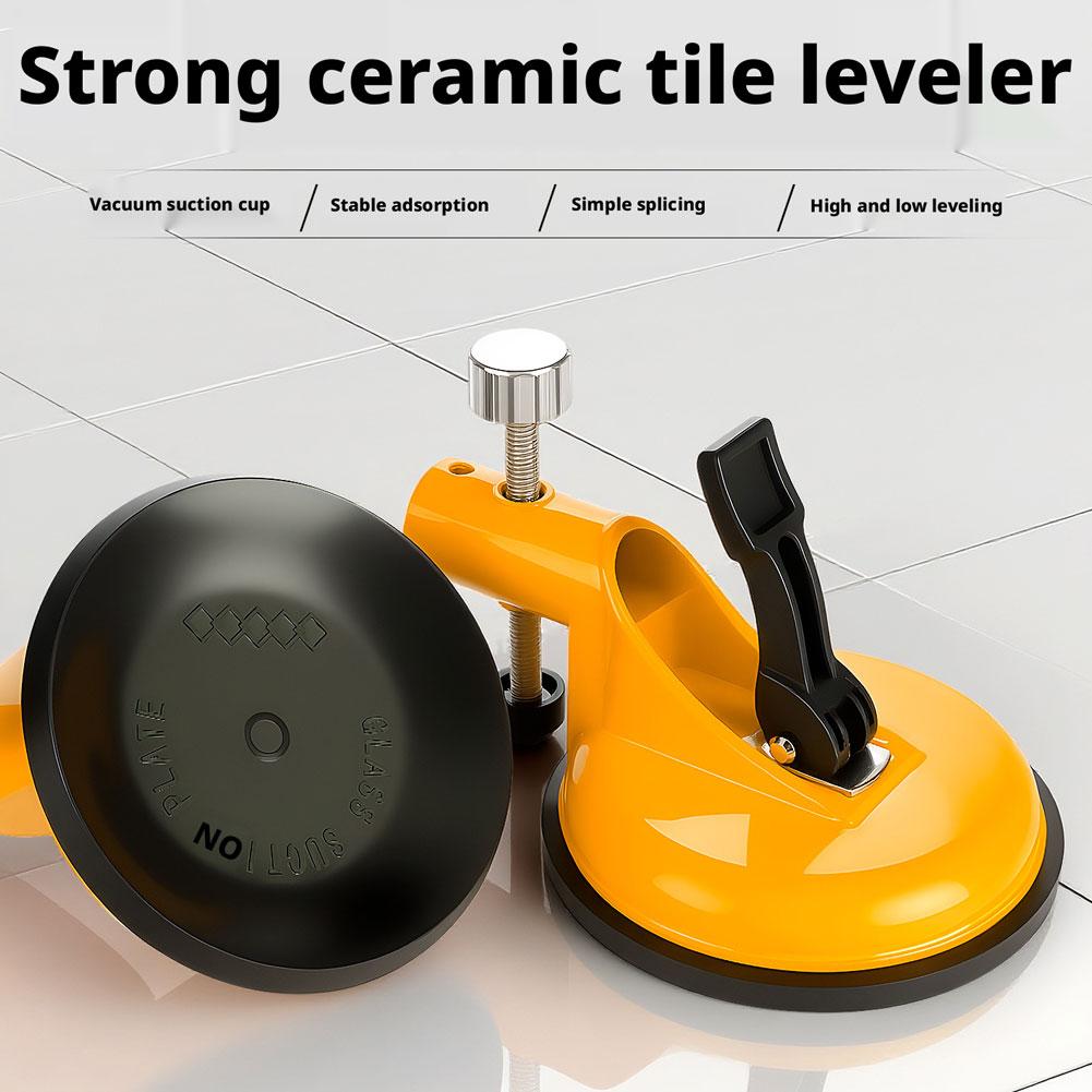 Heavy DutyFloor Fixer Tool Laminate Iron Fixer Vacuum Tile Flooring Slat Grabber for Baseboard Paver Construction Tile Carpentry