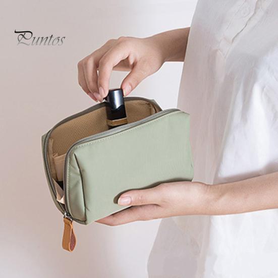 Portable Storage Bag Makeup Organizer Zipper Closure Large Capacity Waterproof Travel Makeup Pouch for Women