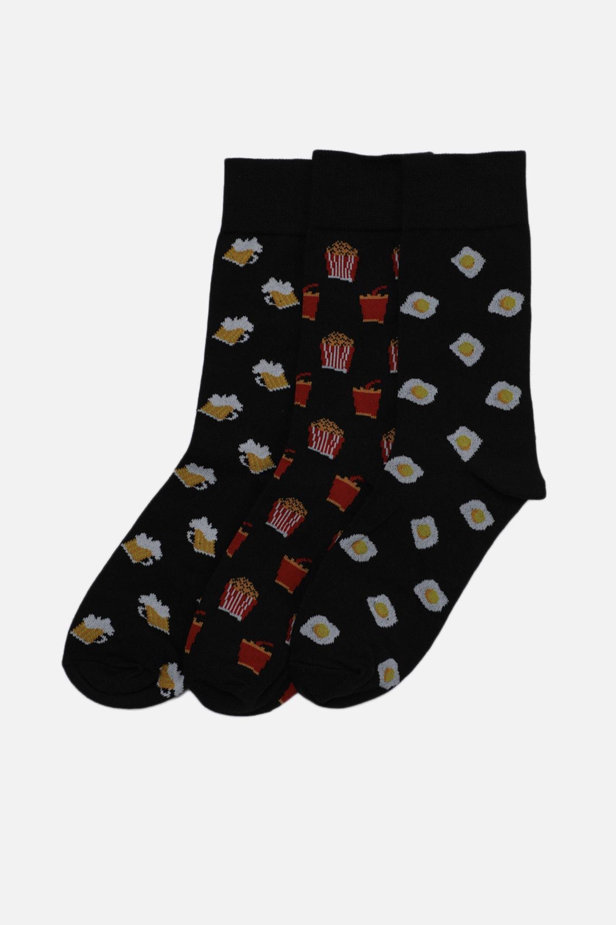 

Набор из трех разноцветных мужских носков TMNAW22CO0306