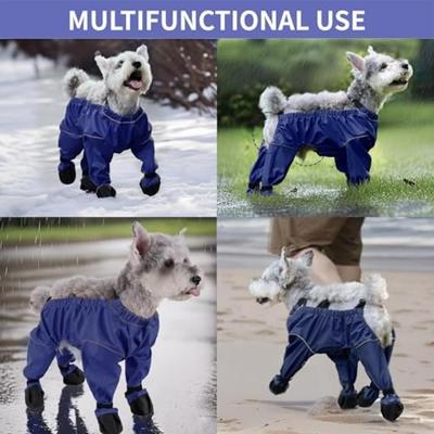 Durable Anti Dirty Dogs Pants Shoes Suit Waterproof Breathable Dog Boots Anti-Slip Paw Protector Outdoor Use