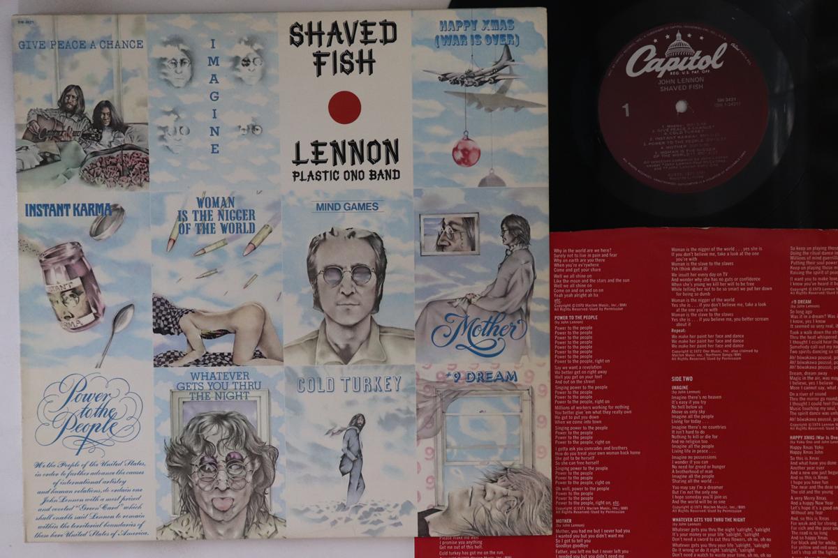 

LP Record JOHN LENNON - Shaved Fish SW3421 CAPITOL 1975 US Rock Used