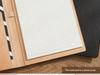 A4 Multi-Function Leather Data Folder with Detachable Notepad