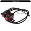 2025 New Motorcycle Headlight Control Switches 3 Speed Modes Ergonomic Design Motorcycle Light Switches Upgrades for Enhanced