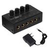 Headphone Amplifier Ultra-Compact Stereo Earphone Amplifier Audio Amplifier 4 Channels for Music 6.35MM Jack with Volume ControlGood Product