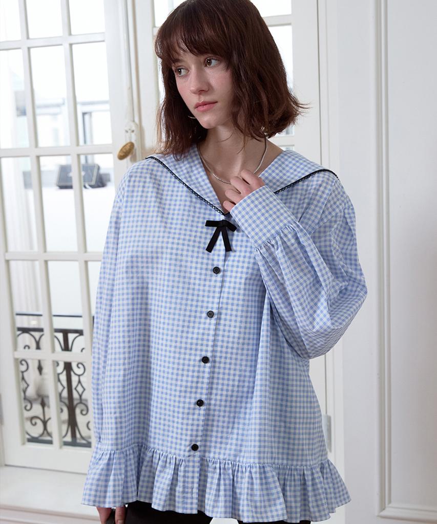 Dyuidyui Sailor Shirt_Blue